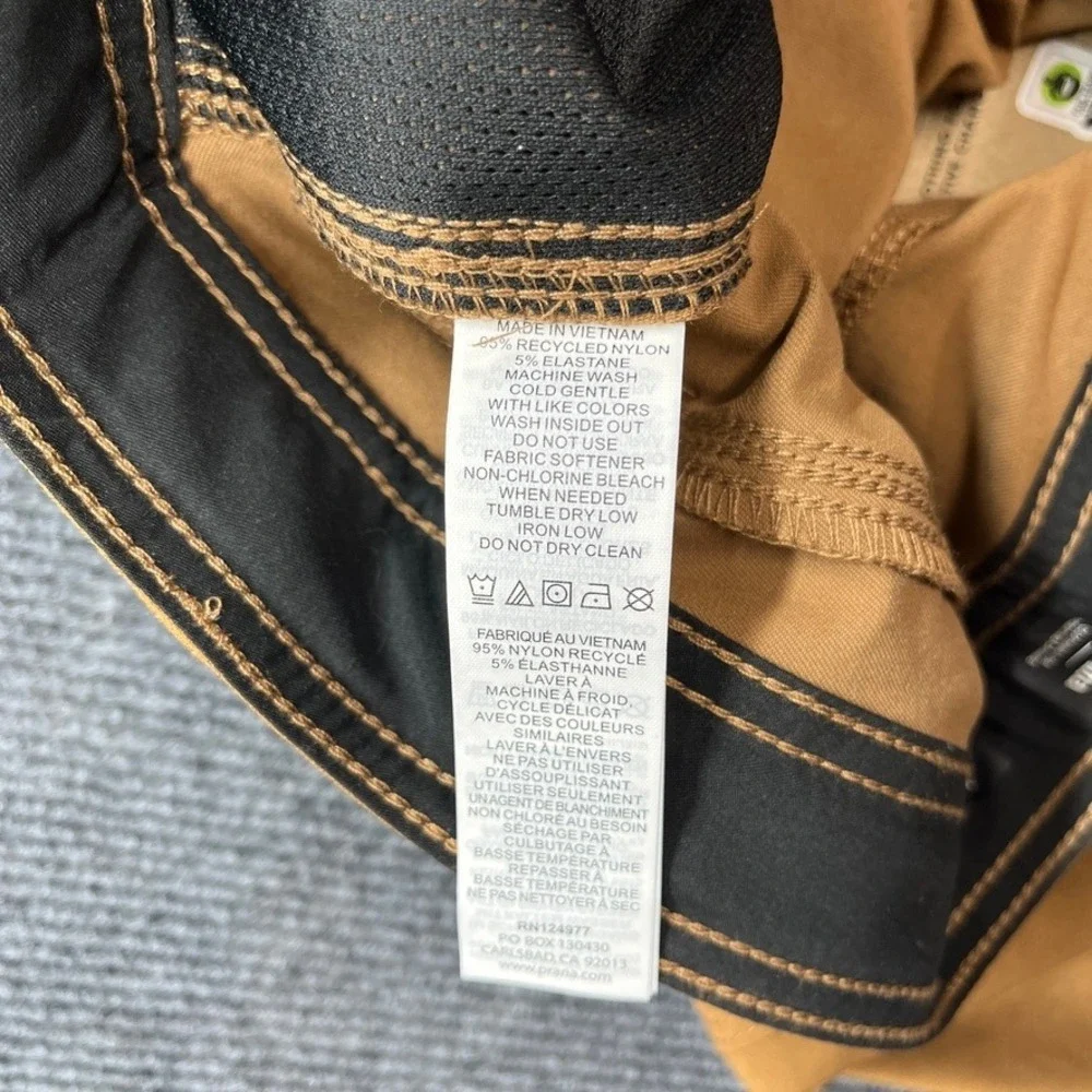 prAna Stretch Zion Slim Pant II Mens 42x34 Sepia Tan Hiking Cargo Pants NWT